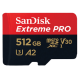 Sandisk Extreme PRO 512GB 200mbps MicroSDXC UHS-1 Memory Card With Adapter (SDSQXCD-512G-GN6MA)